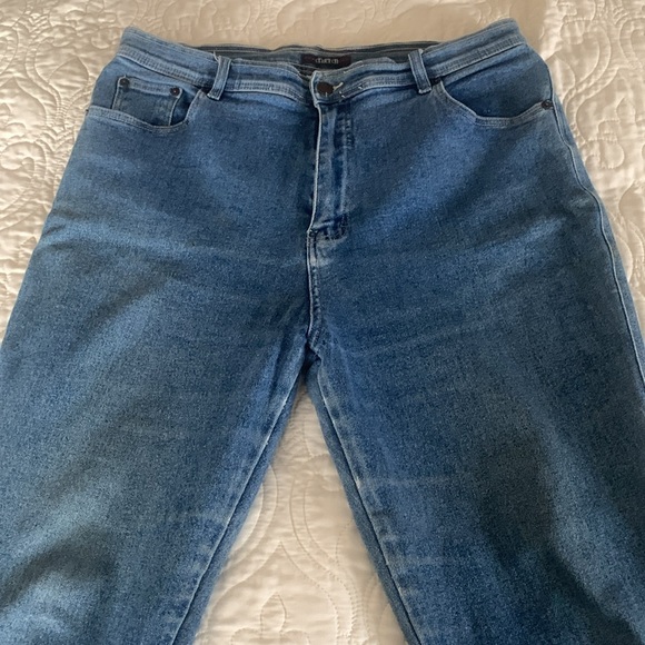 Vintage Bill Blass Women’s High Waisted Stretch Denim Mom Jeans 16 - Picture 2 of 6